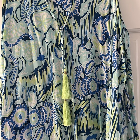 Lilly Pulitzer Dress Blue size XS like new. - Picture 4 of 4